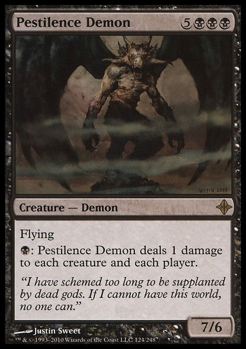 Pestilence Demon ~ Rise of the Eldrazi [ EX ] [ Magic MTG ]