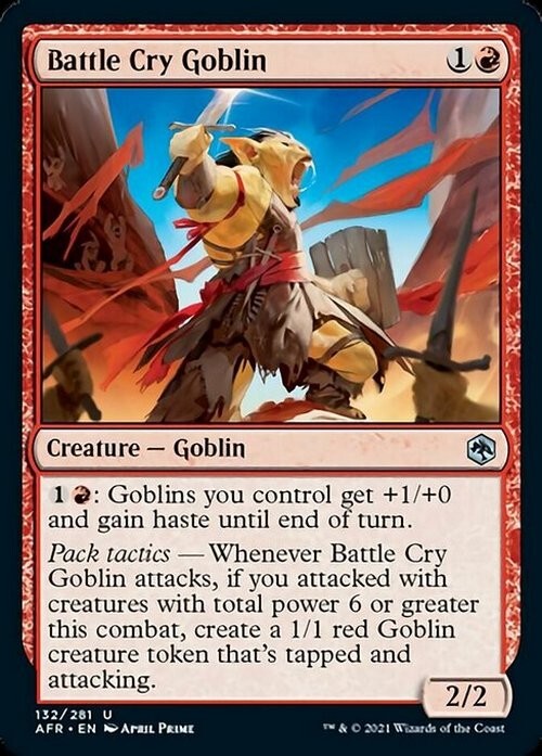Battle Cry Goblin ~ Adventures in the Forgotten Realms [ NM ] [ MTG ]