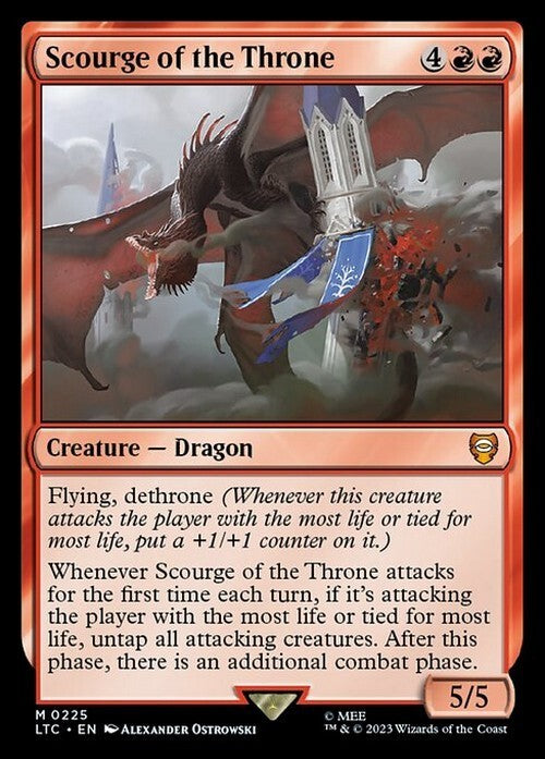 Scourge of the Throne ~ Commander: Lord of the Rings [ NM ] [ Magic MTG ]