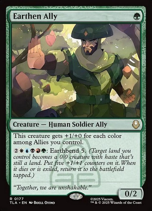 Earthen Ally ~ Avatar: The Last Airbender [ NM ] [ Magic MTG ]