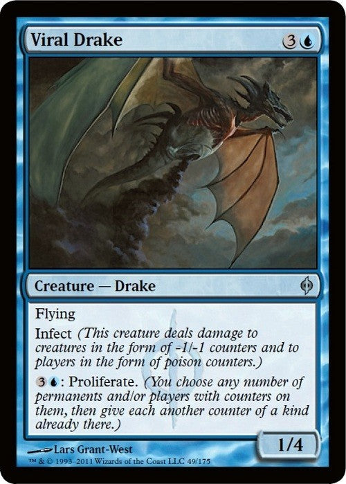 Viral Drake ~ New Phyrexia [ EX ] [ Magic MTG ]