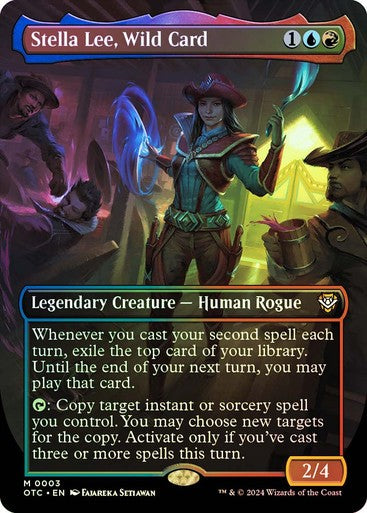 FOIL Stella Lee, Wild Card ~ Commander: Outlaws of Thunder Junction [ NM ]