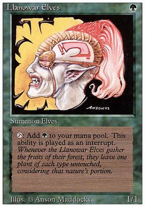 Llanowar Elves ~ Revised [ EX ] [ Magic MTG ]