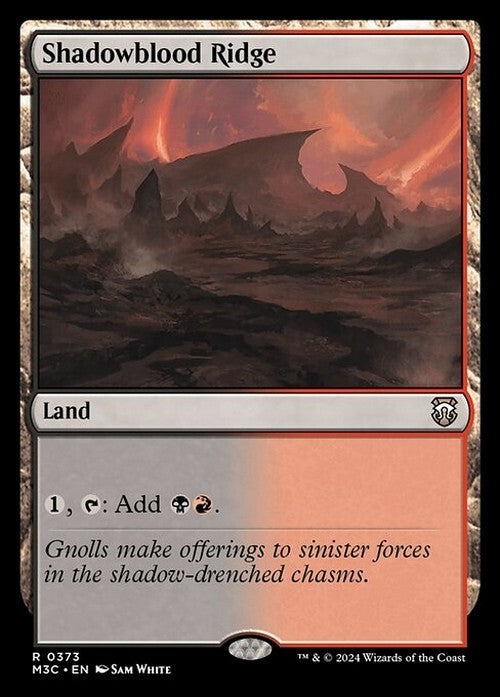 Shadowblood Ridge ~ Commander: Modern Horizons 3 [ NM ] [ Magic MTG ]