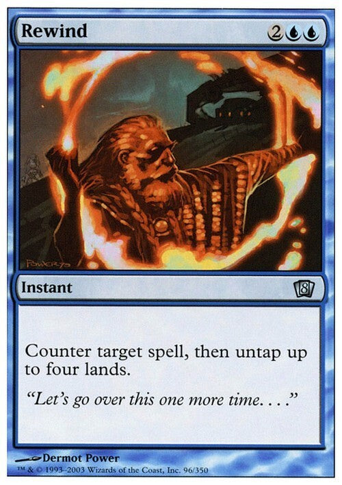 Rewind ~ Eighth Edition [ EX ] [ Magic MTG ]