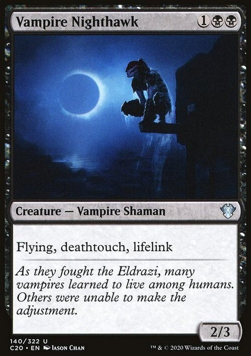 Vampire Nighthawk ~ Commander: Ikoria [ NM ] [ Magic MTG ]