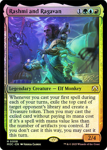 FOIL Rashmi and Ragavan ~ Commander: March of the Machine [ NM ] [ Magic MTG ]