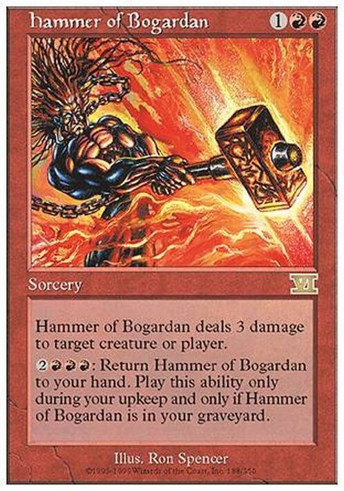 Hammer of Bogardan ~ Sixth Edition [ EX ] [ Magic MTG ]
