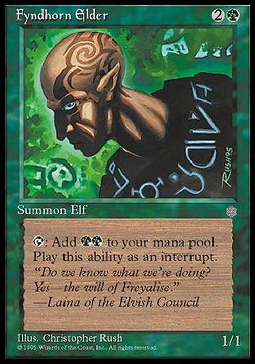 Fyndhorn Elder ~ Ice Age [ EX ] [ Magic MTG ]