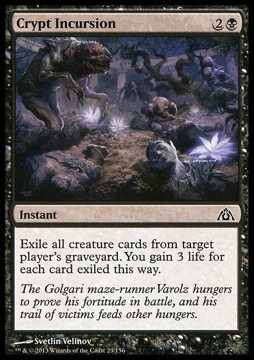 Crypt Incursion ~ Dragon's Maze [ EX ] [ Magic MTG ]