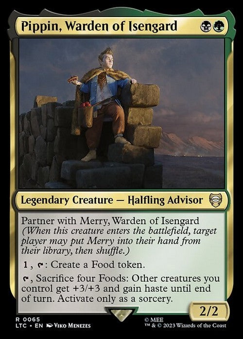 Pippin, Warden of Isengard ~ Commander: Lord of the Rings [ NM ] [ Magic MTG ]