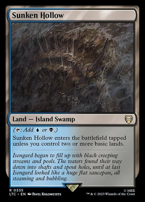 Sunken Hollow ~ Commander: Lord of the Rings [ NM ] [ Magic MTG ]