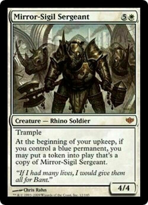 Mirror Sigil Sergeant ~ Conflux [ EX+ ] [ Magic MTG ]