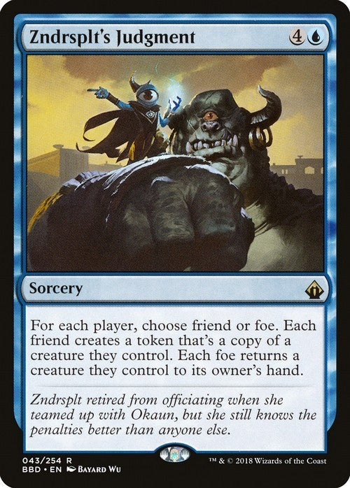 Zndrsplt's Judgment ~ Battlebond [ EX ] [ Magic MTG ]