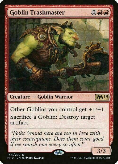 Goblin Trashmaster ~ Core 2019 [ EX ] [ Magic MTG ]