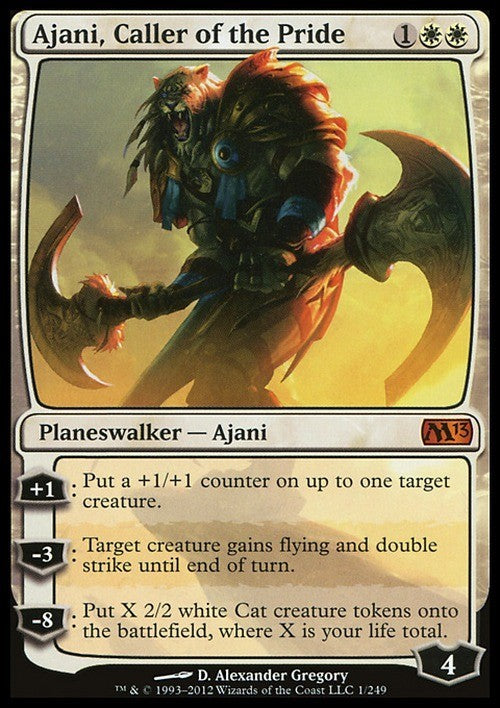 Ajani, Caller of the Pride ~ Magic 2013 [ EX ] [ Magic MTG ]