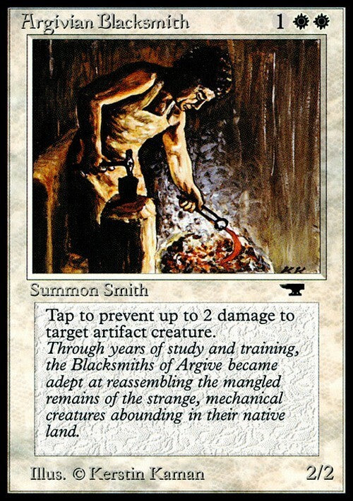 Argivian Blacksmith ~ Antiquities [ EX ] [ Magic MTG ]