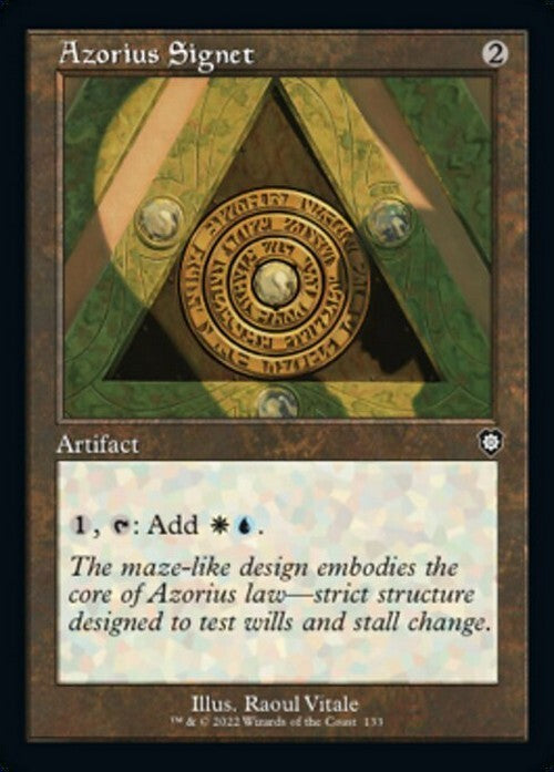 Azorius Signet ~ Commander: The Brothers' War [ NM ] [ Magic MTG ]