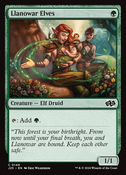 Llanowar Elves ~ Jumpstart 2025 [ NM ] [ Magic MTG ]