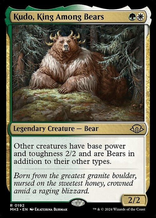Kudo, King Among Bears ~ Modern Horizons 3 [ NM ] [ Magic MTG ]
