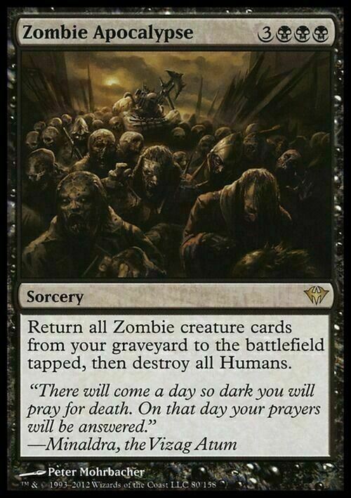 Zombie Apocalypse ~ Dark Ascension [ EX ] [ Magic MTG ]