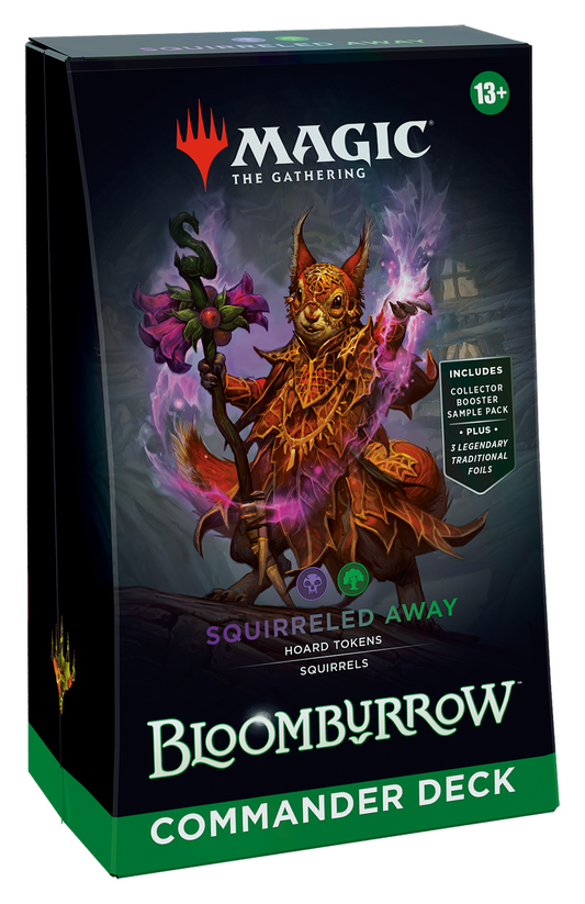 Squirreled Away Commander Deck ~ Bloomburrow ~ MTG Sealed