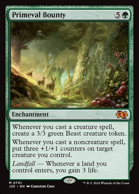 Primeval Bounty ~ Jumpstart 2025 [ NM ] [ Magic MTG ]