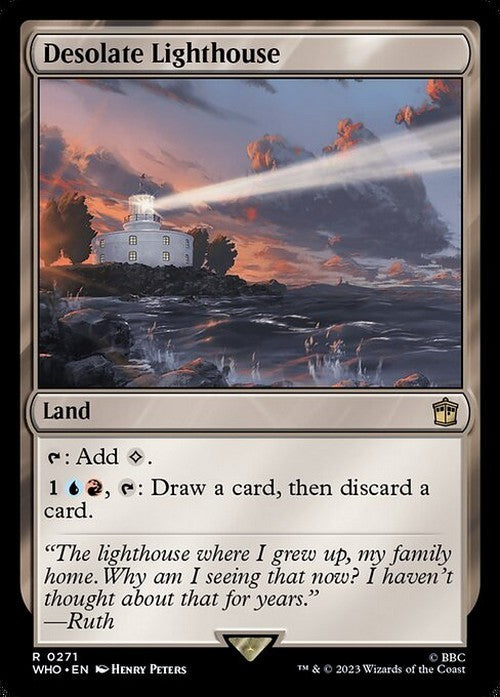 Desolate Lighthouse ~ Commander: Doctor Who [ NM ] [ Magic MTG ]
