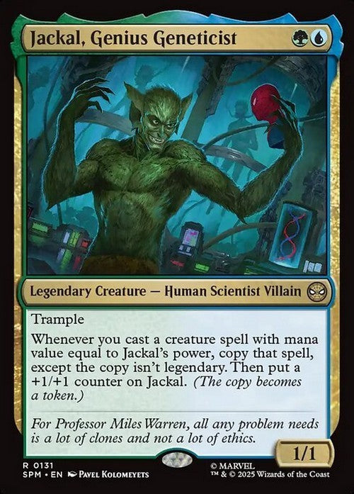 Jackal, Genius Geneticist ~ Spider-Man [ NM ] [ Magic MTG ]