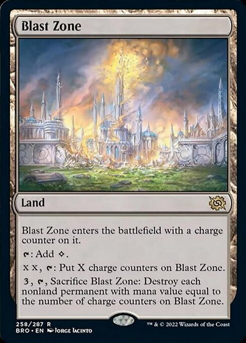 Blast Zone ~ The Brothers' War [ NM ] [ Magic MTG ]