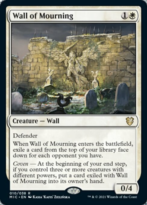 Wall of Mourning ~ Commander: Midnight Hunt [ NM ] [ MTG ]