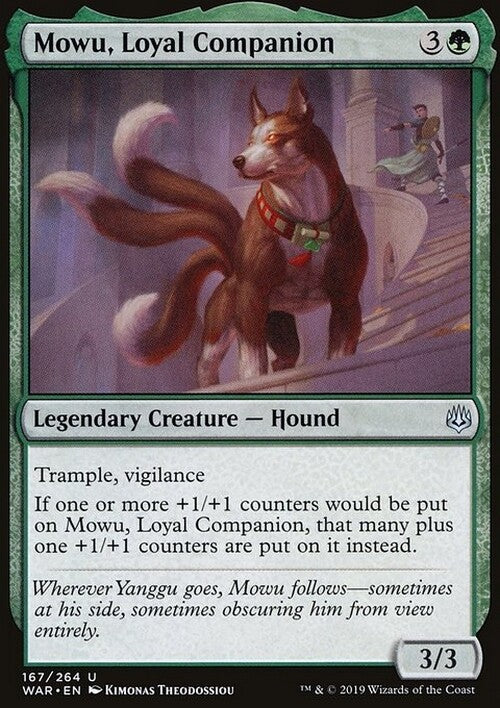 Mowu, Loyal Companion ~ War of the Spark [ EX ] [ Magic MTG ]
