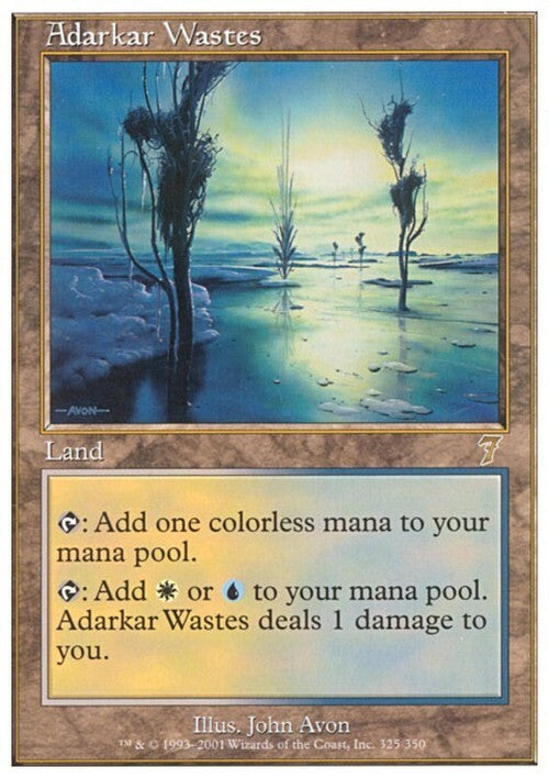 Adarkar Wastes ~ Seventh Edition [ EX ] [ Magic MTG ]