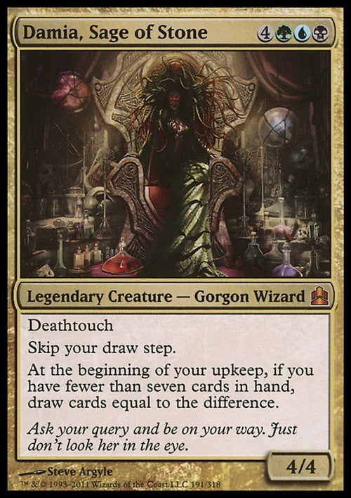 Damia, Sage of Stone ~ Commander 2011 [ EX ] [ Magic MTG ]