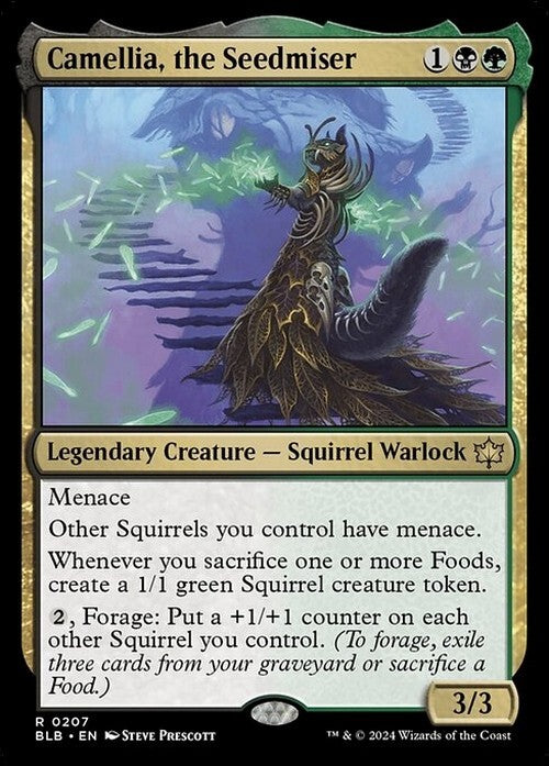 Camellia, the Seedmiser ~ Bloomburrow [ NM ] [ Magic MTG ]