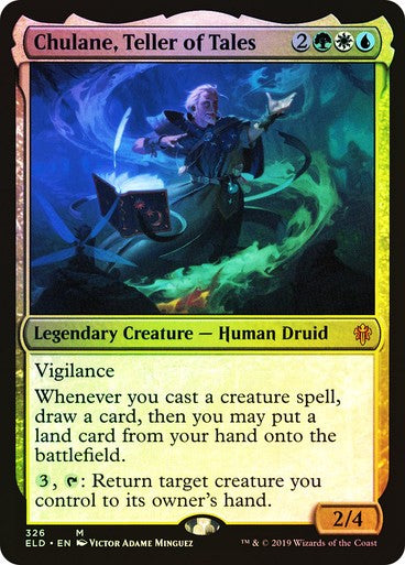 FOIL Chulane, Teller of Tales ~ Throne of Eldraine [ NM ] [ Magic MTG ]