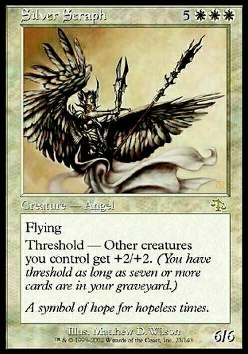 Silver Seraph ~ Judgment [ EX+ ] [ Magic MTG ]