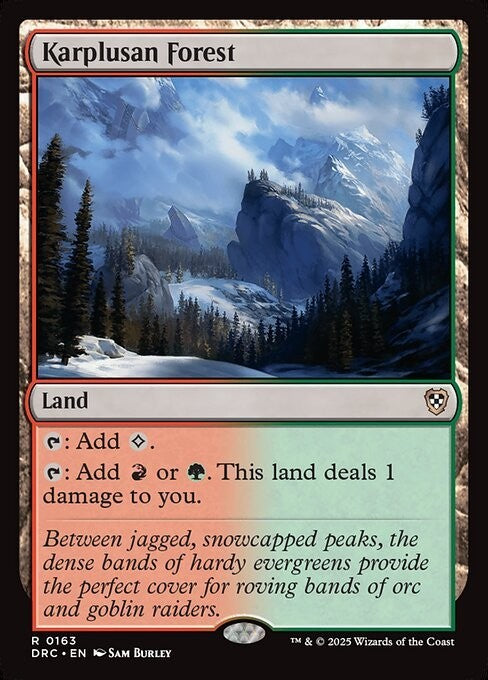 Karplusan Forest ~ Commander: Aetherdrift [ NM ] [ Magic MTG ]