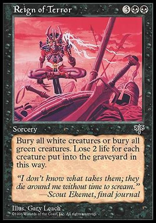 Reign of Terror ~ Mirage [ EX ] [ Magic MTG ]