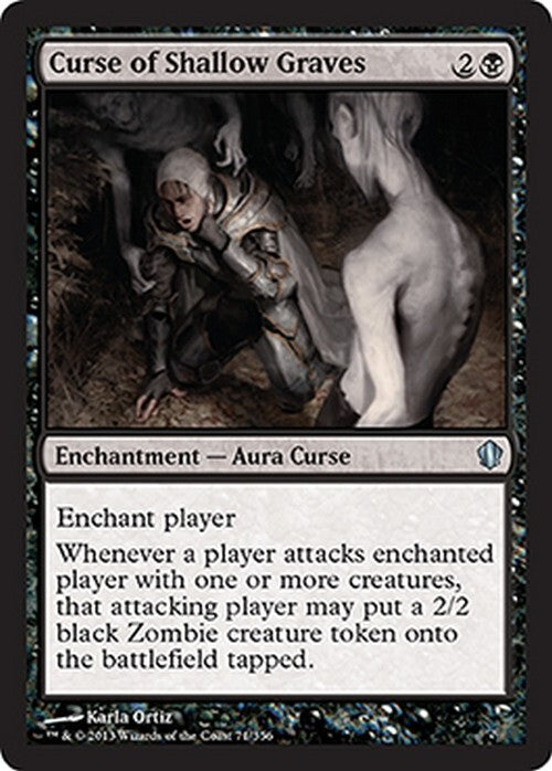 Curse of Shallow Graves ~ Commander 2013 [ EX ] [ Magic MTG ]