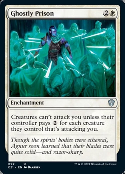 Ghostly Prison ~ Commander: Strixhaven [ NM ] [ Magic MTG ]