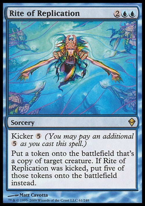 Rite of Replication ~ Zendikar [ EX ] [ Magic MTG ]
