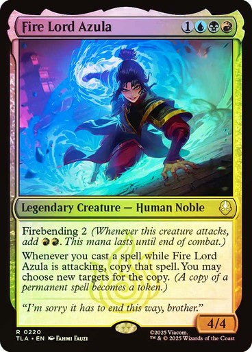 FOIL Fire Lord Azula ~ Avatar: The Last Airbender [ NM ] [ Magic MTG ]
