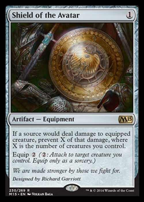 Shield of the Avatar ~ Magic 2015 [ EX ] [ Magic MTG ]