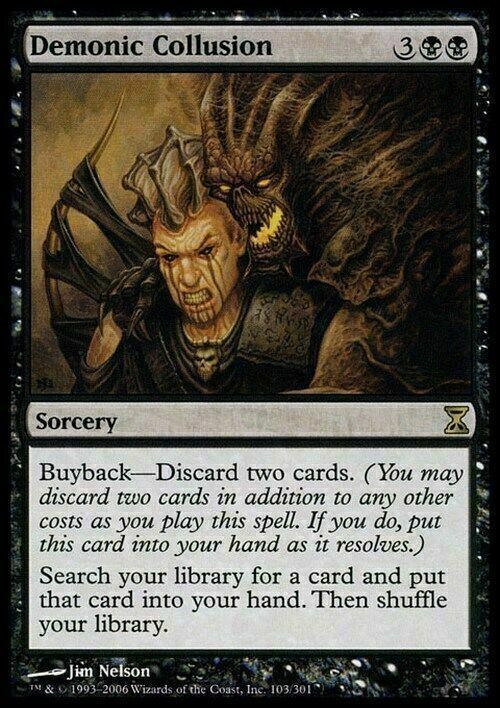 Demonic Collusion ~ Time Spiral [ EX ] [ Magic MTG ]