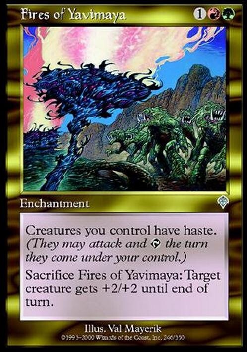 Fires of Yavimaya ~ Invasion [ PLAYED ] [ Magic MTG ]