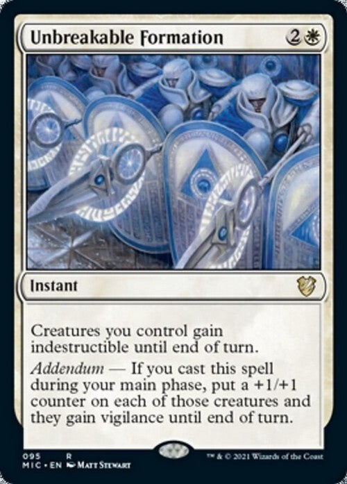 Unbreakable Formation ~ Commander: Midnight Hunt [ NM ] [ Magic MTG ]