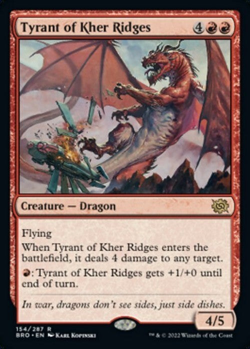 Tyrant of Kher Ridges ~ The Brothers' War [ NM ] [ Magic MTG ]