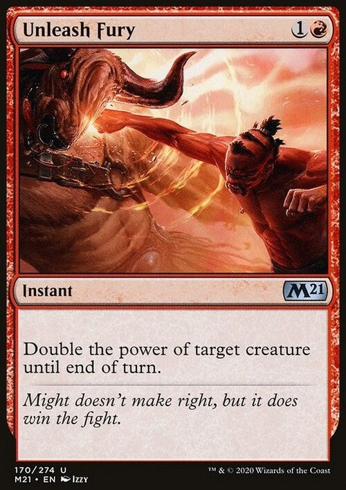 Unleash Fury ~ Core 2021 [ NM ] [ Magic MTG ]