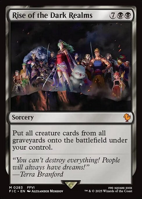 Rise of the Dark Realms ~ Commander: Final Fantasy [ NM ] [ Magic MTG ]
